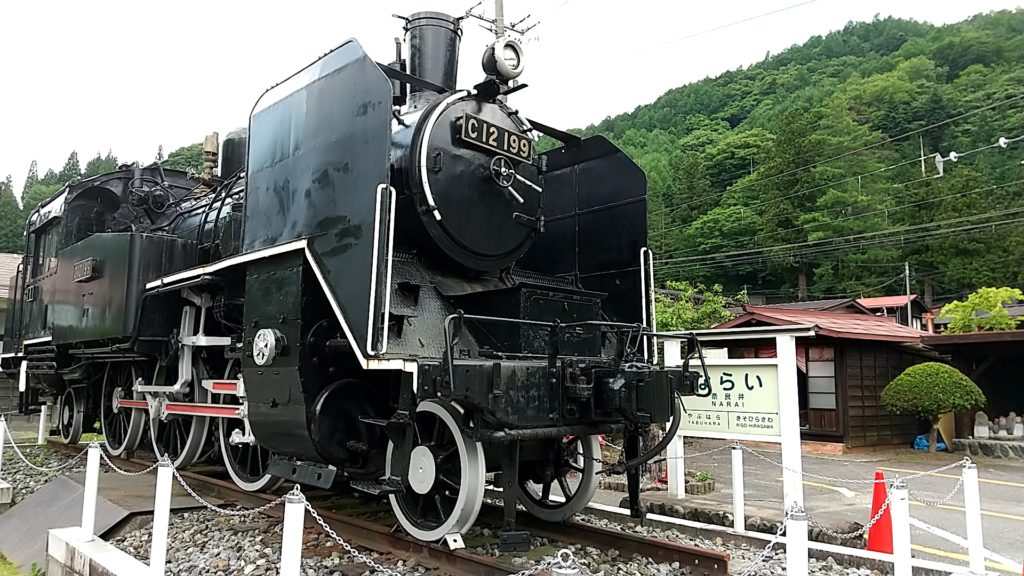 奈良井宿　機関車